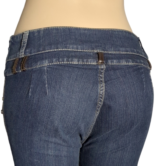 *NEW* Authentic Colombian High Rise  Push Up , Wash Dark Blue  Jeans Size 14 - Picture 5 of 15